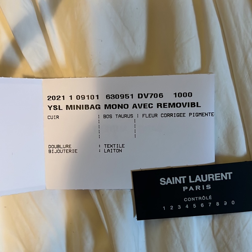 Saint laurent Lou Lou toy black - Picture 7 of 9